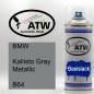 Preview: BMW, Kallisto Gray Metallic, B64: 400ml Sprühdose, von ATW Autoteile West.